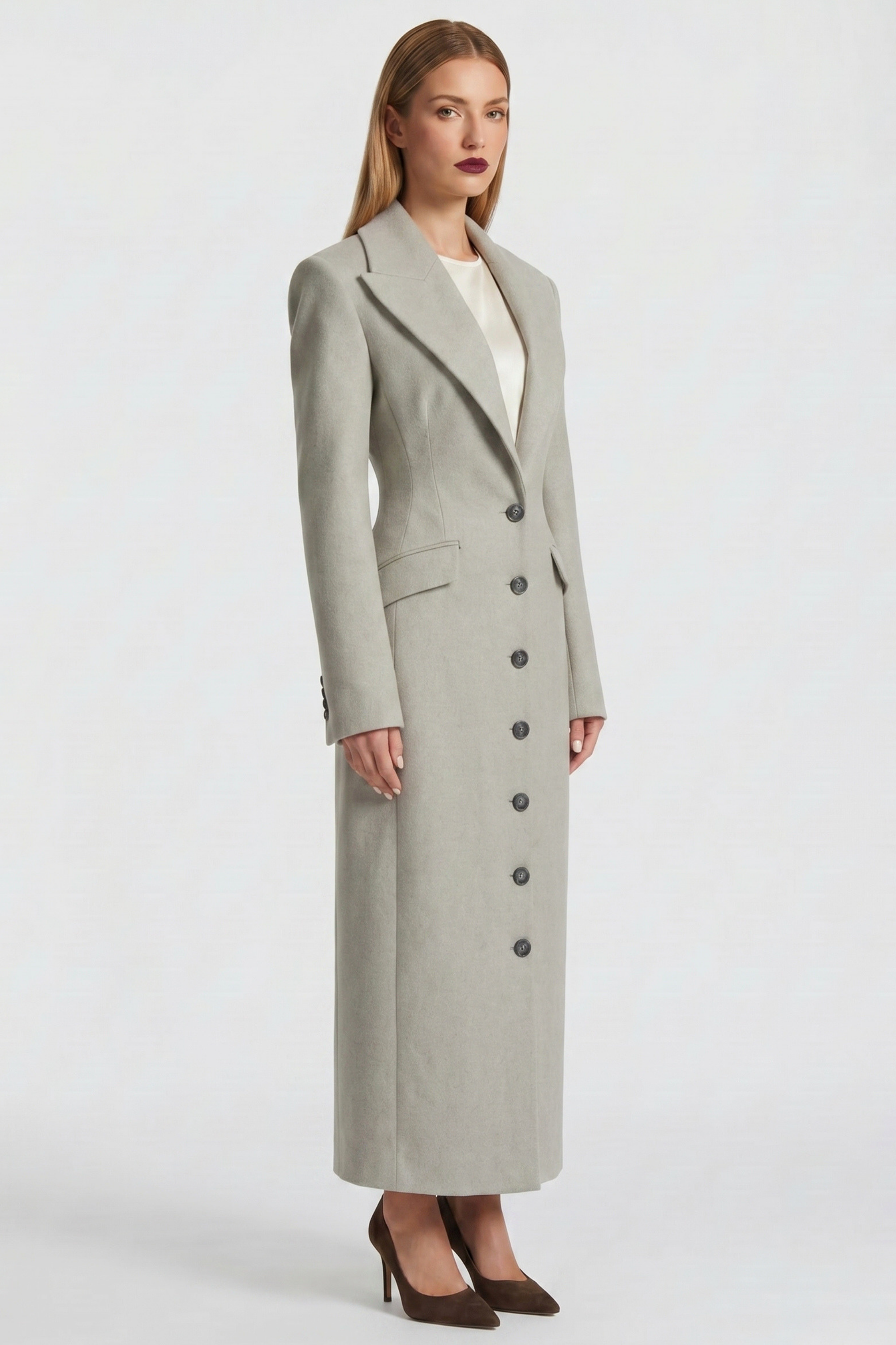 Lavínia Tailored Long Coat