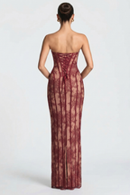 Charlotte Lace Bustier Maxi Dress