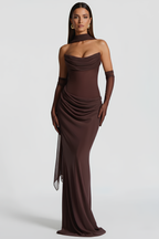 Alessia Bustier Maxi Dress
