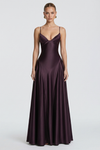 Diana Satin Bustier Maxi Dress