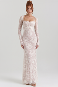 Briana Bustier Maxi Dress with Matching Bolero