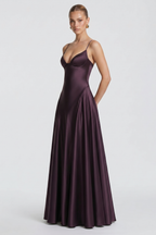Diana Satin Bustier Maxi Dress