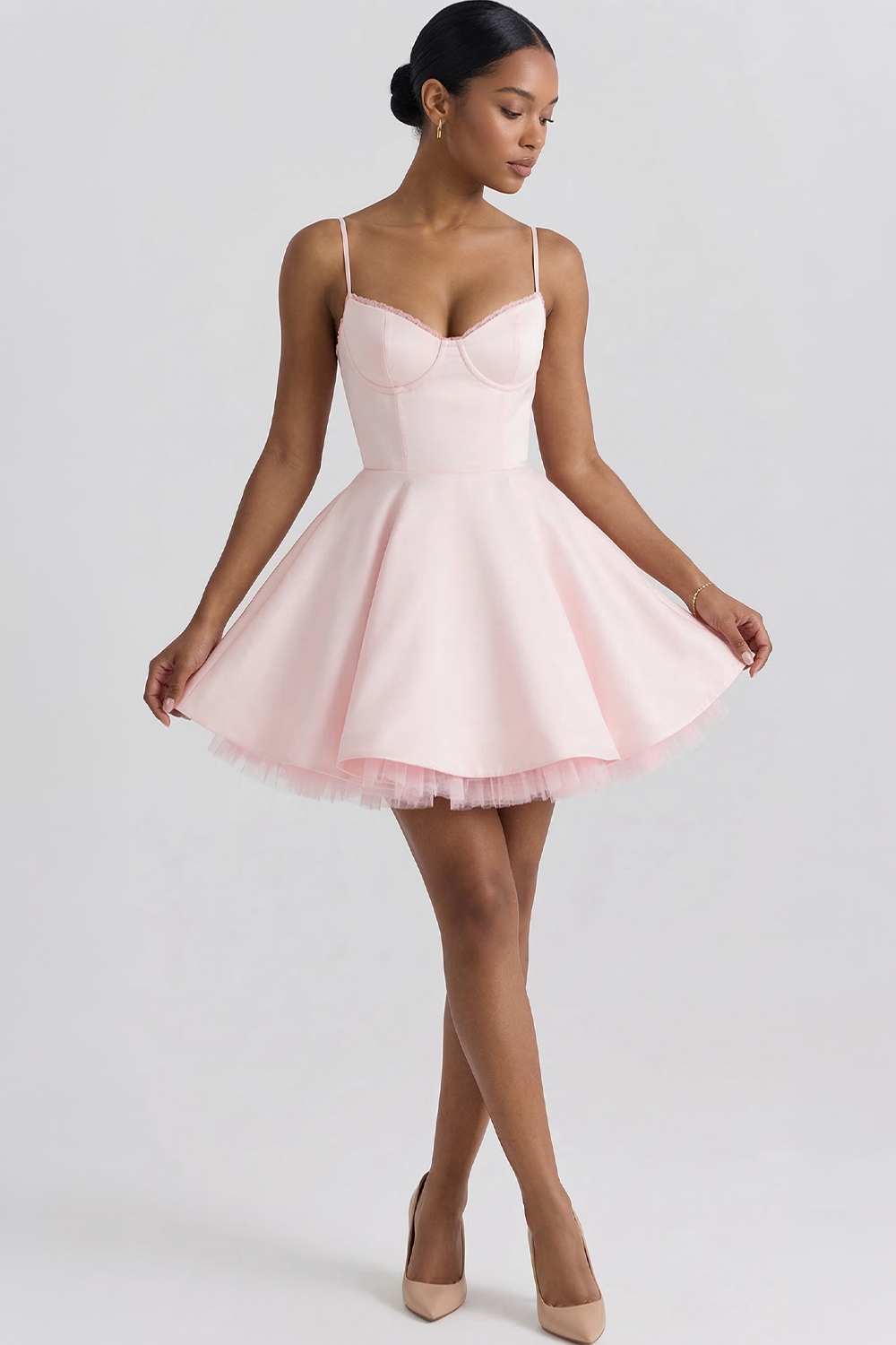 Cloe Mini Dress – Double-Layer Design
