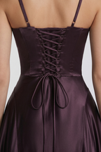 Diana Satin Bustier Maxi Dress