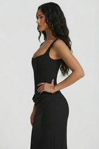 Laura Bustier Maxi Dress