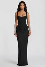 Laura Bustier Maxi Dress
