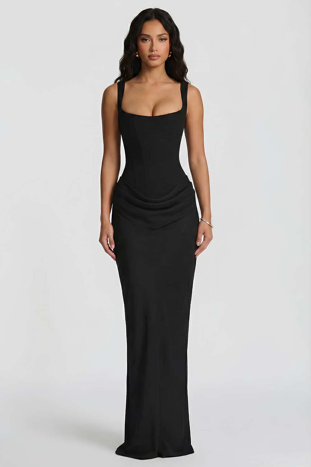 Laura Bustier Maxi Dress