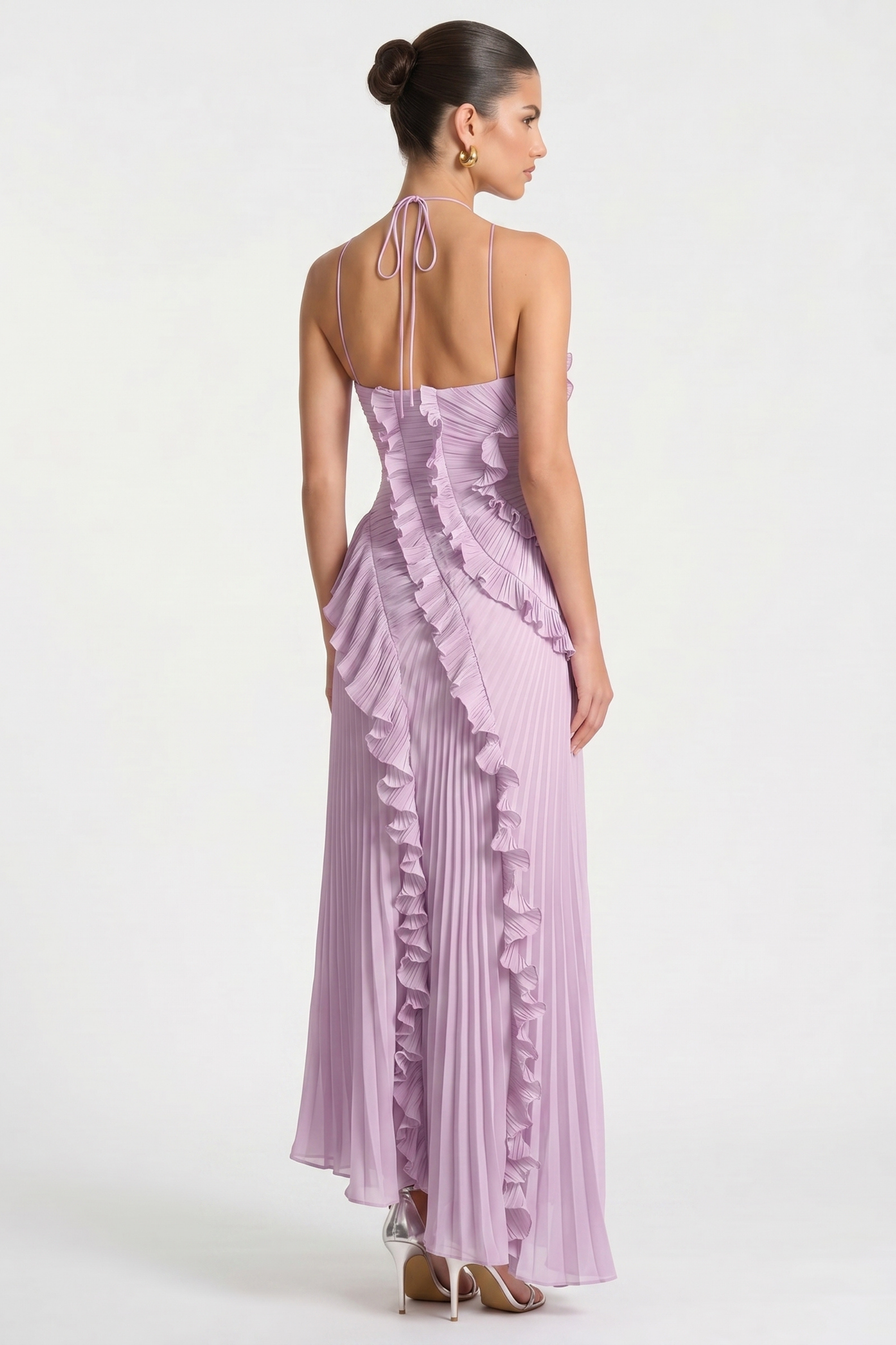 Alicia Pleated Maxi Dress