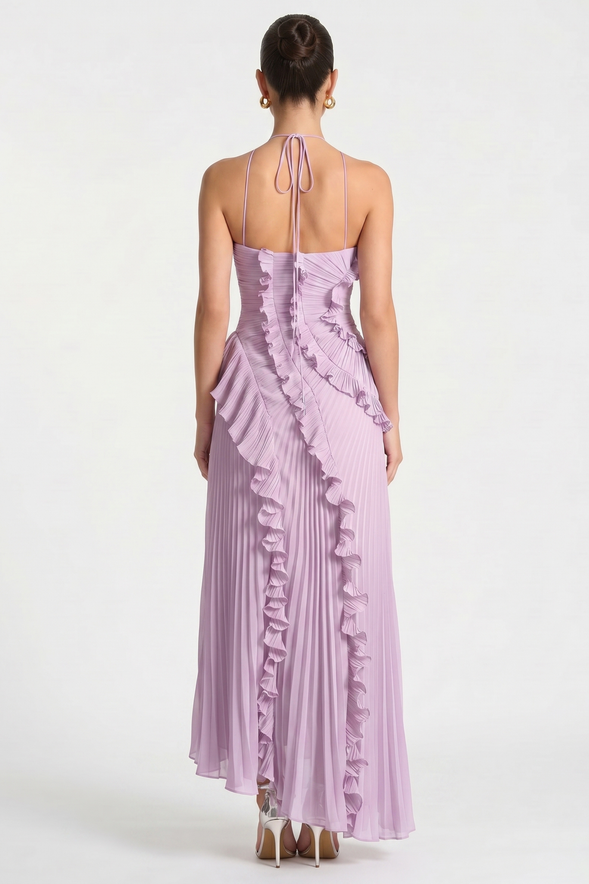 Alicia Pleated Maxi Dress