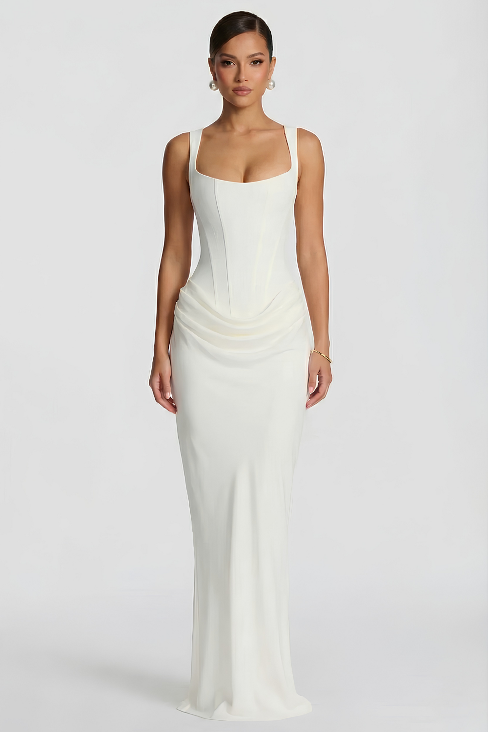 Laura Bustier Maxi Dress