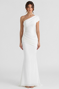 Adele One-Shoulder Bustier Maxi Dress