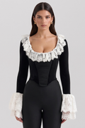 Sophie Velvet Corset Top