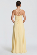 Lorena Bustier Maxi Dress