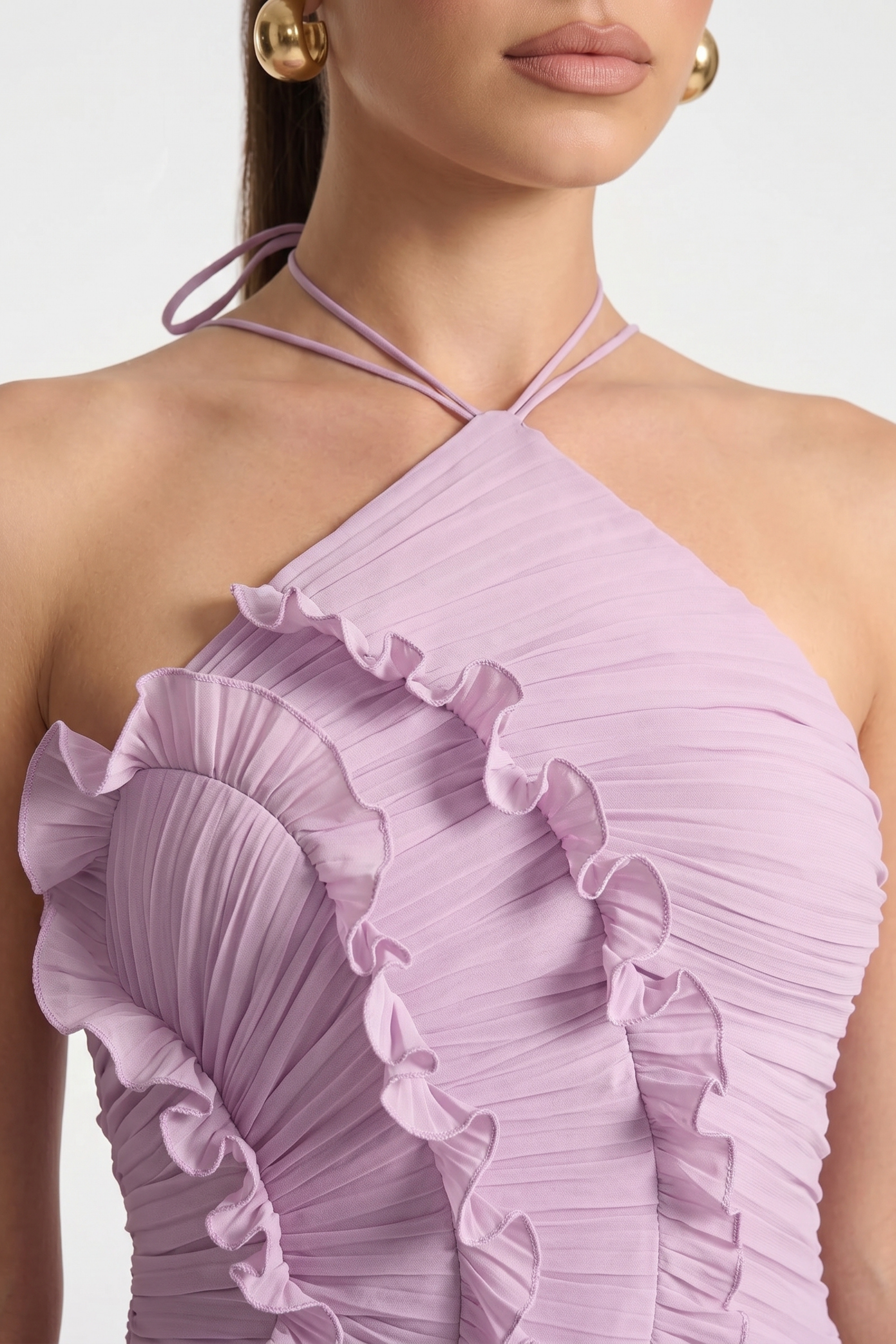 Alicia Pleated Maxi Dress