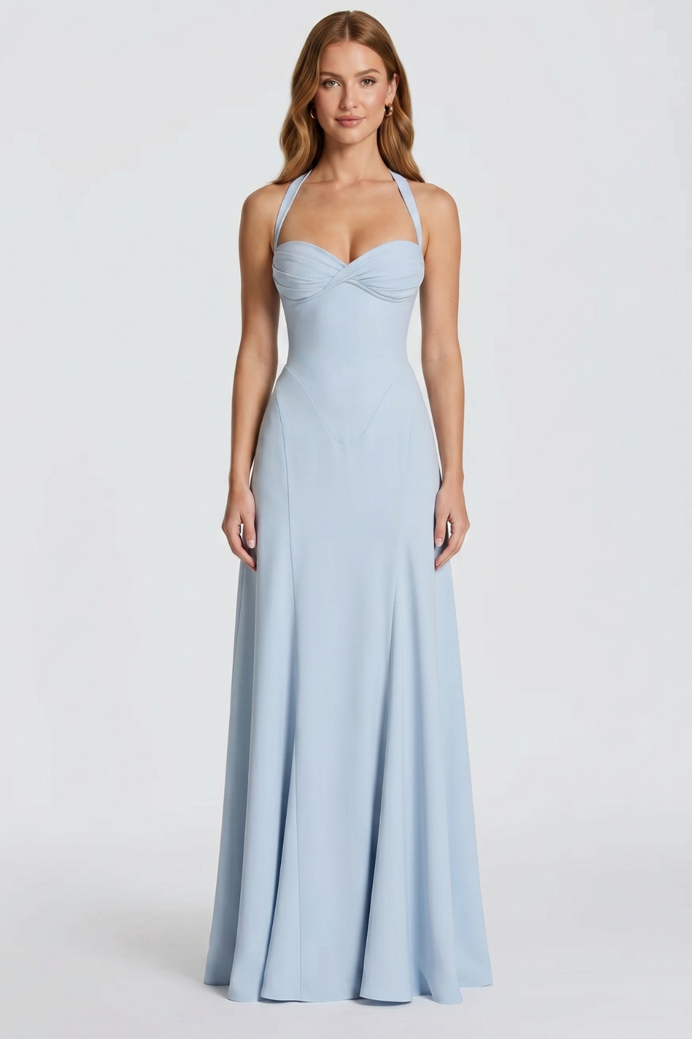 Lorena Bustier Maxi Dress