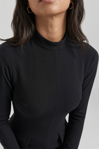 Kayla Long-Sleeve Mini Dress