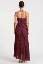 Alicia Pleated Maxi Dress