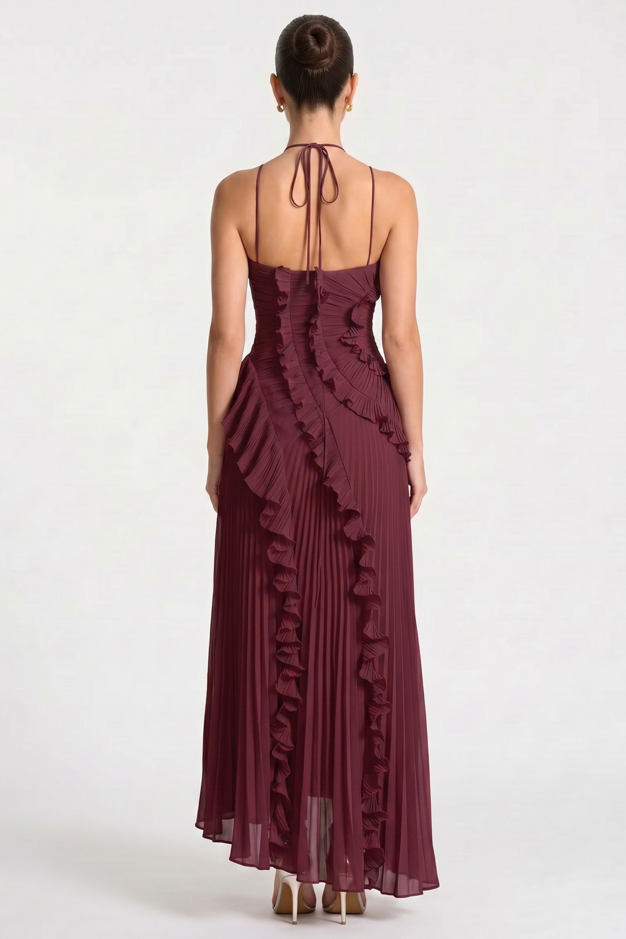 Alicia Pleated Maxi Dress