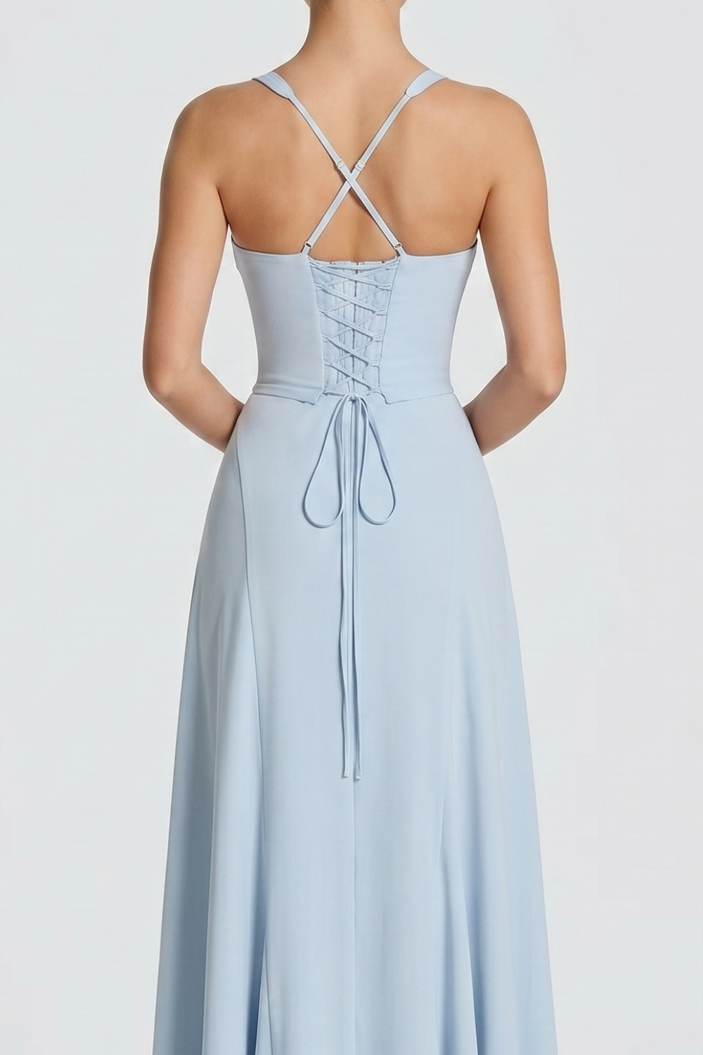 Lorena Bustier Maxi Dress
