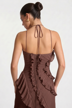 Alicia Pleated Maxi Dress