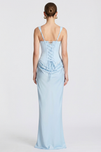 Laura Bustier Maxi Dress