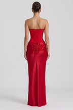 Amy Bustier Maxi Dress