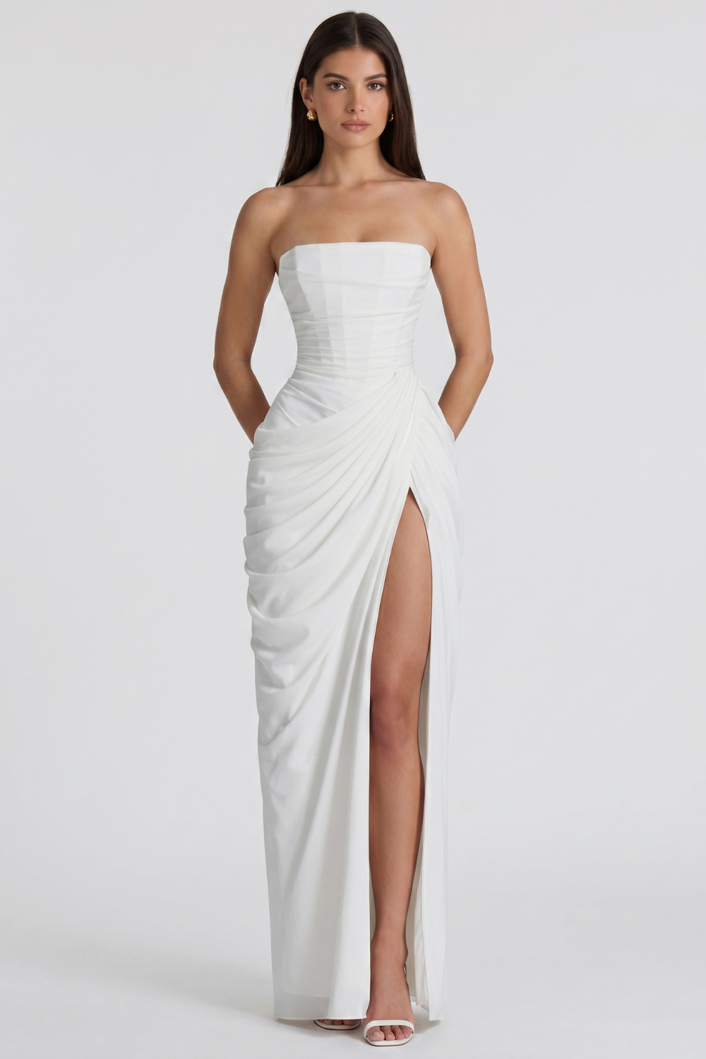 Helena Bustier Maxi Dress