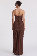 Helena Bustier Maxi Dress