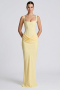 Laura Bustier Maxi Dress