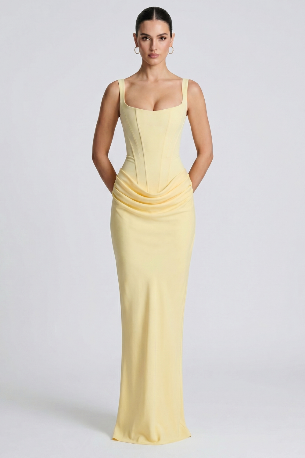 Laura Bustier Maxi Dress