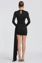 Livia Long-Sleeve Mini Dress