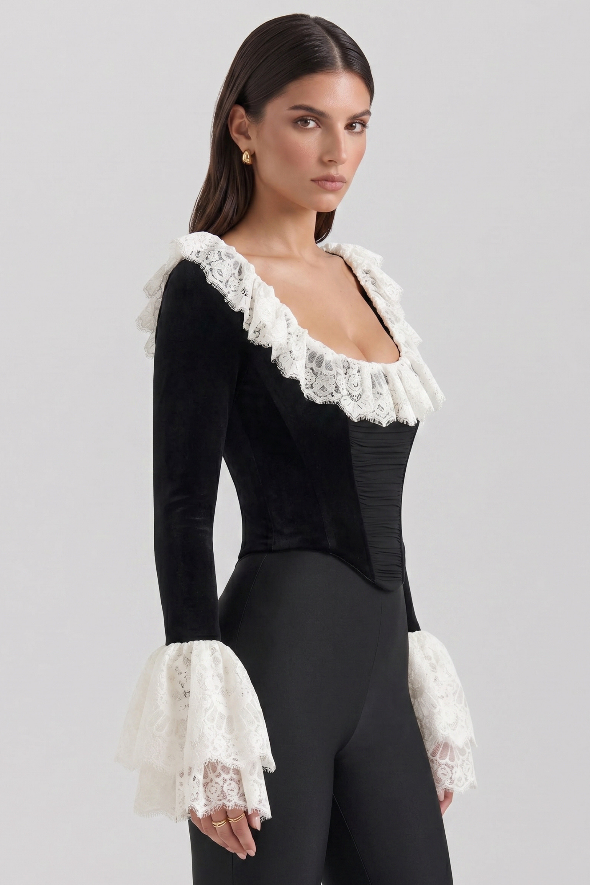 Sophie Velvet Corset Top