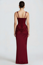 Laura Bustier Maxi Dress