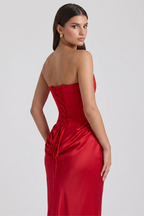 Amy Bustier Maxi Dress