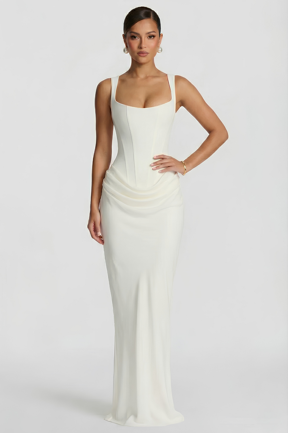 Laura Bustier Maxi Dress