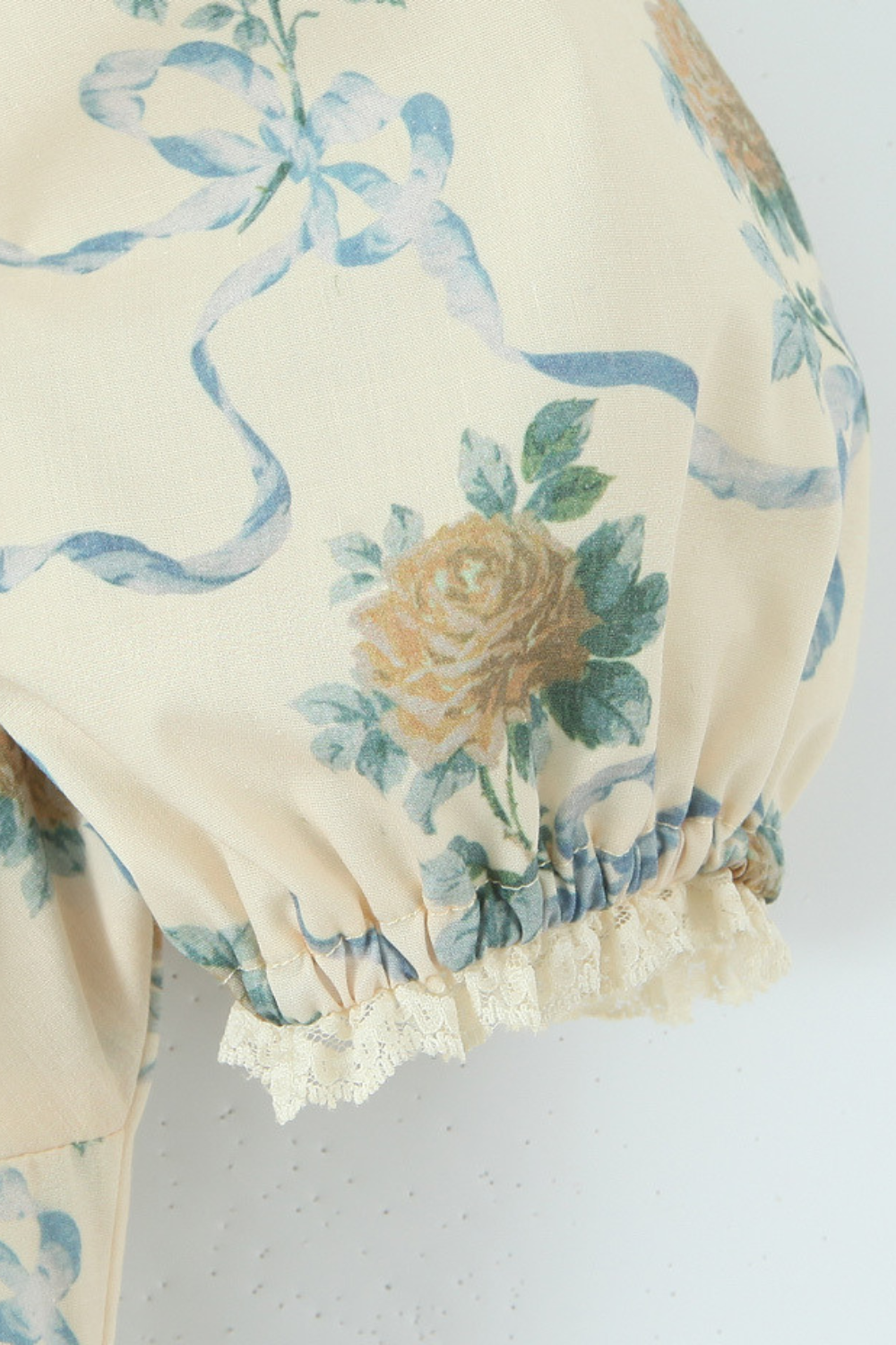 Pérola Mini Dress with Puff Sleeves
