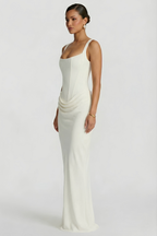 Laura Bustier Maxi Dress