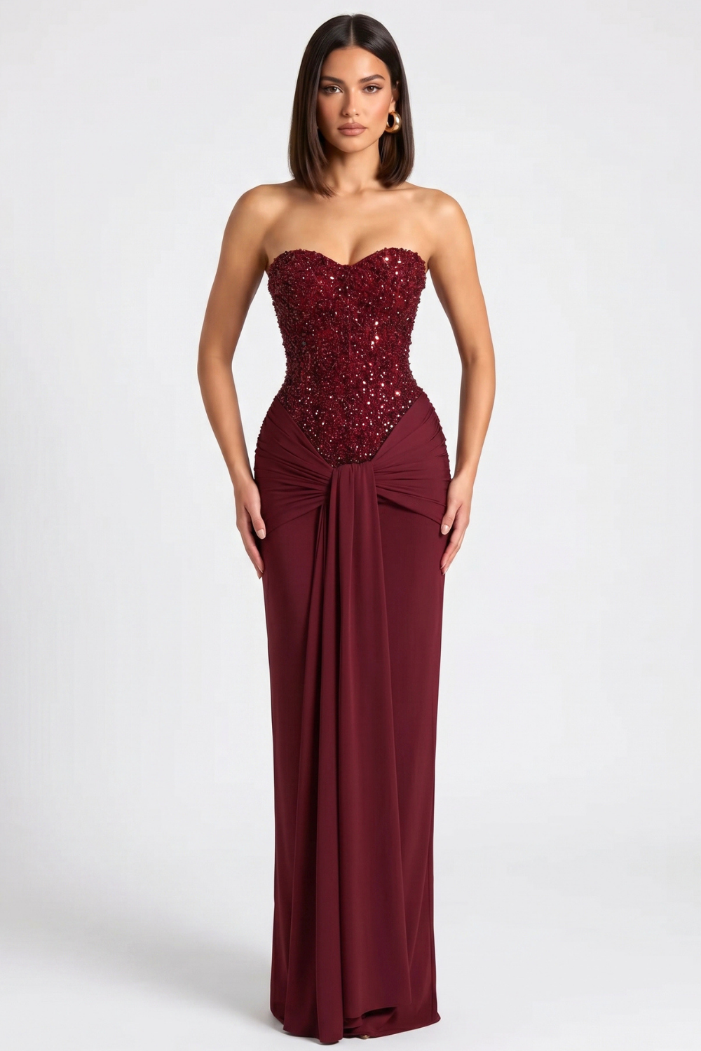 Gladys Bustier Maxi Dress
