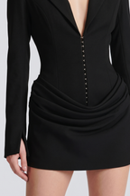 Diny Blazer Bustier Mini Dress