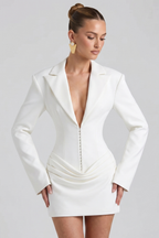 Diny Blazer Bustier Mini Dress