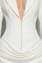 Diny Blazer Bustier Mini Dress