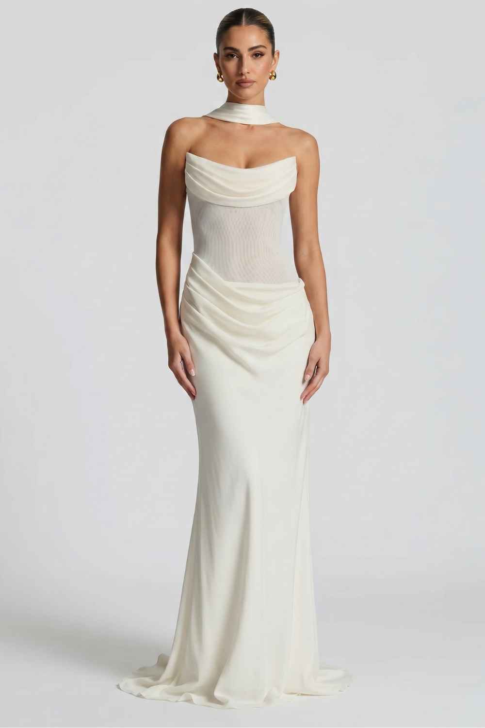 Alessia Bustier Maxi Dress