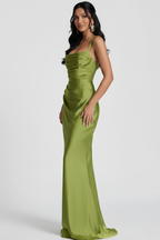 Analice Bustier Dress with Scarf