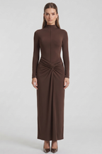 Ingrid Long-Sleeve Maxi Dress