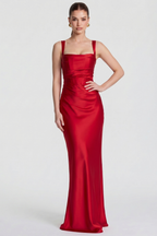 Analice Bustier Dress with Scarf