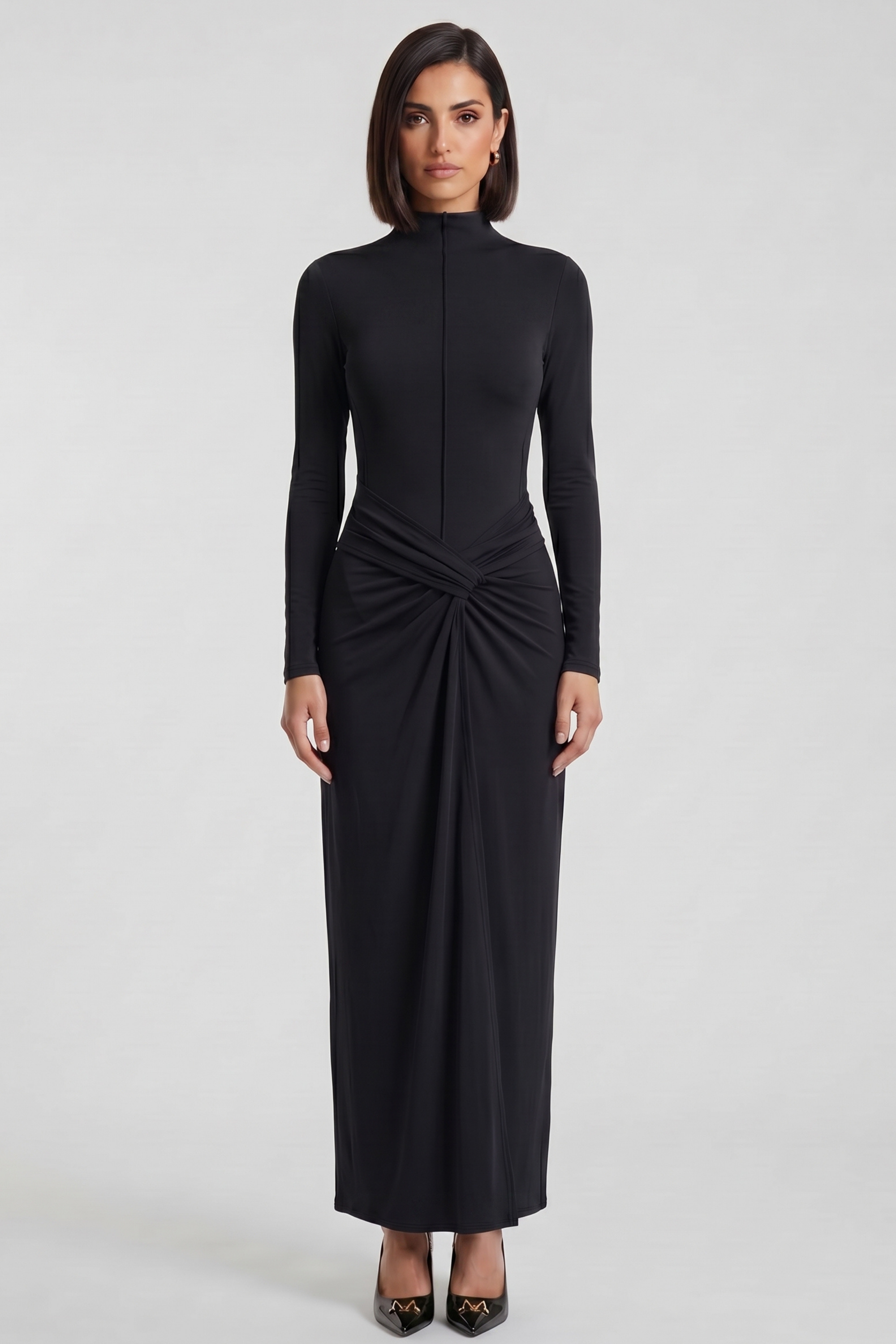 Ingrid Long-Sleeve Maxi Dress