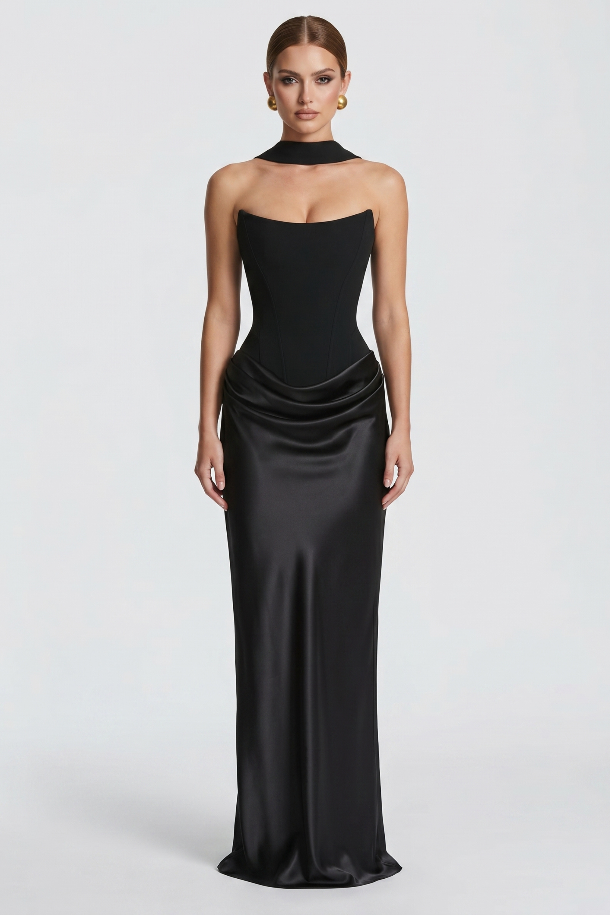Amy Bustier Maxi Dress