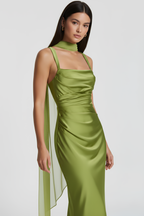 Analice Bustier Dress with Scarf