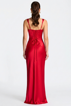 Analice Bustier Dress with Scarf