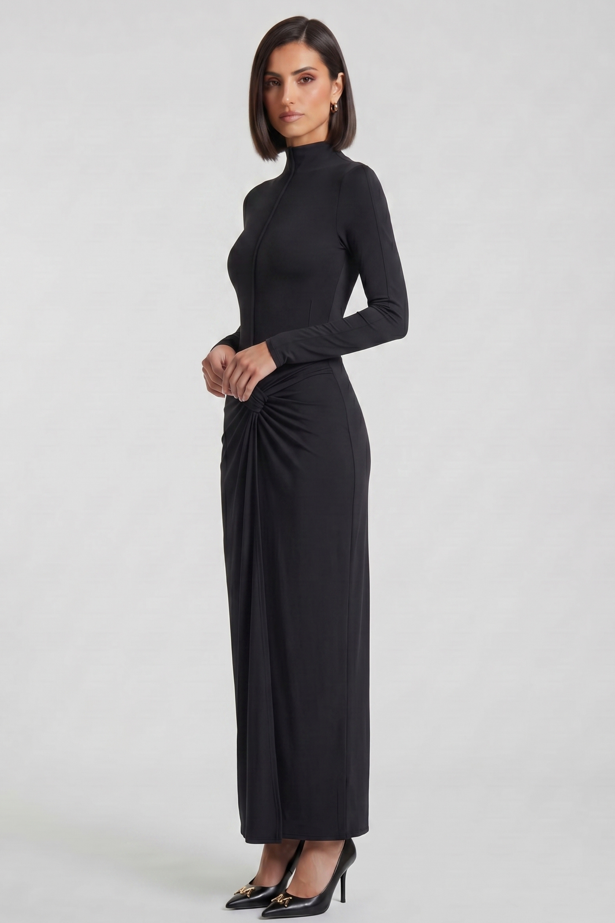 Ingrid Long-Sleeve Maxi Dress